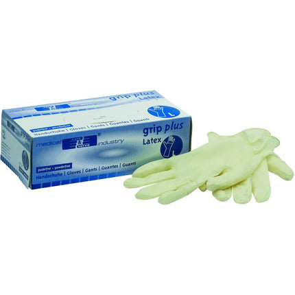 Disposable gloves ELH powdered